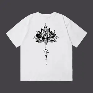 100% Pattern Printed Casual Round Neck Short Sleeve T-shirt Summer New Women's Wear tops women oversized tshirt