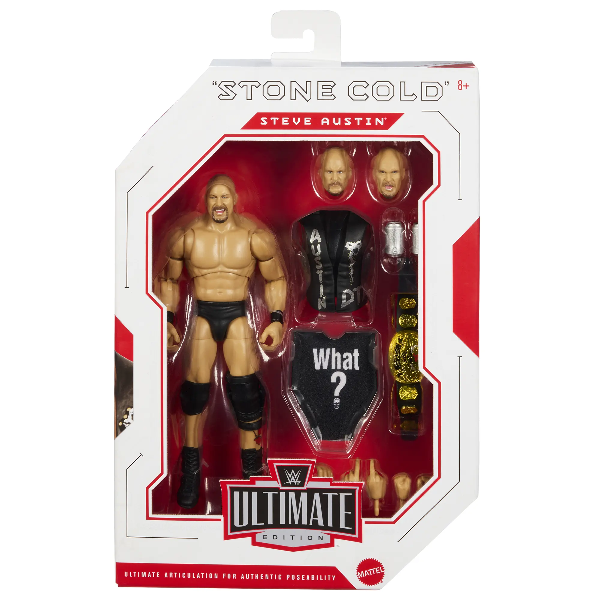 Stone Cold Steve Austin - WWE Ultimate Edition 32 Mattel WWE Toy Wrestling Action Figure
