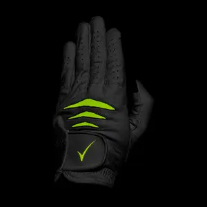 Through Touch Golf Glove - Black/Green Through Touch Golf Glove - Black/Green