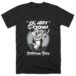 Art the Clown Lil'Arty The Clown, Terrifying Tales Halloween T-shirt, Terrifier 3 Tee, Gift for Halloween, New Scary Movie Terrifier