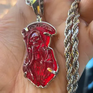 Santa Muerte necklace