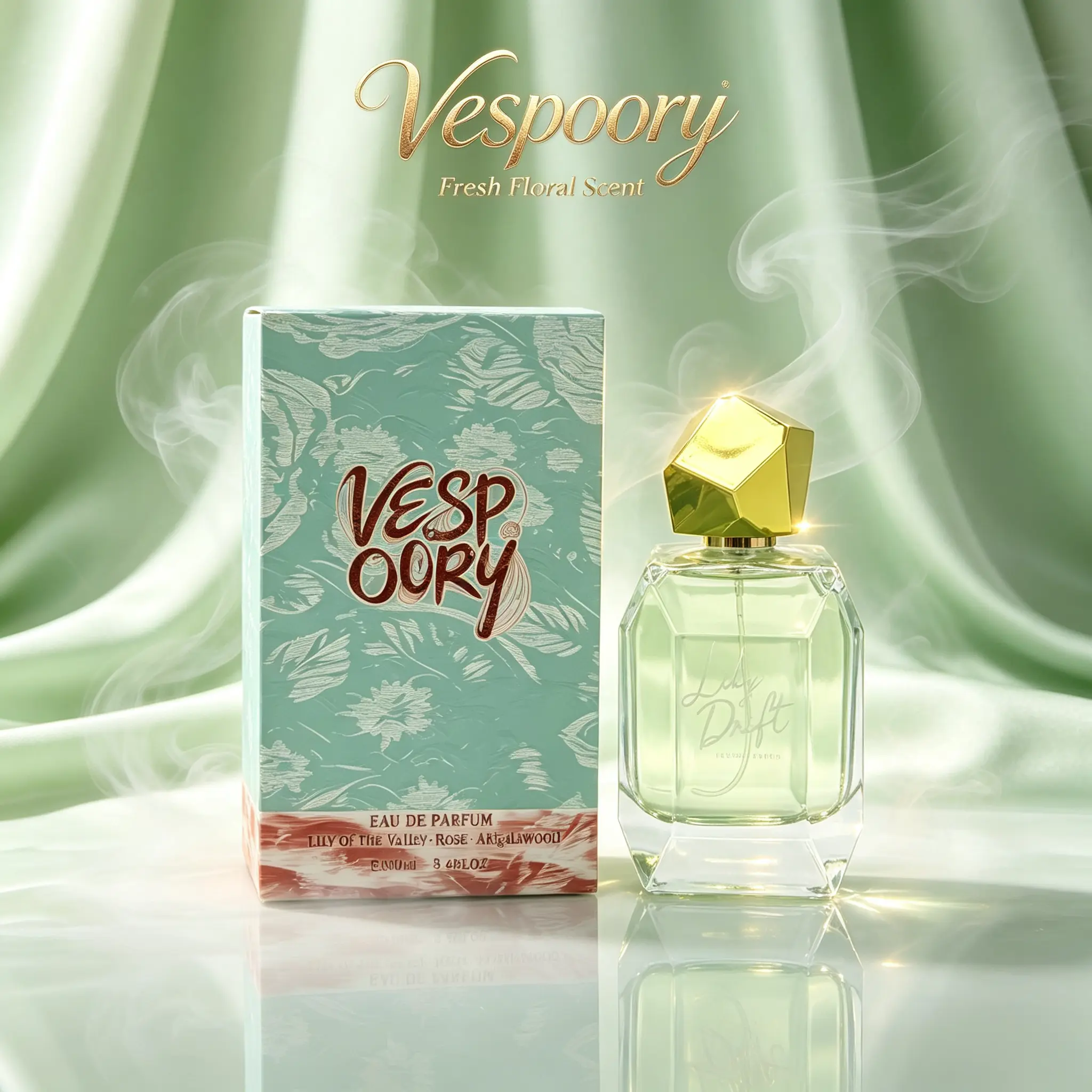 Vespory Women’s Fresh Floral Perfume - 3.4 fl oz, Infused with Snow Lotus, Rose and Citrus Notes