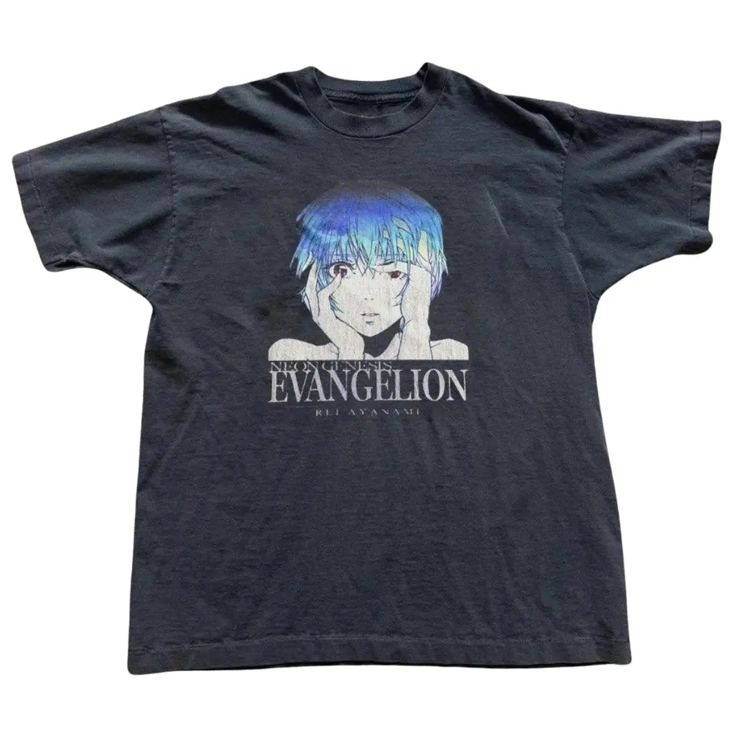 Gildan Men's Women's T-shirt, Rei Neon Genesis Evangelion Tee, Anime Tshirt, Gothic Grunge Emo Scene Amity Affliction, Gift Shirt, Menswear Womenswear Top Underwear Streetwear Check Crewneck Fit Printed Minimalist