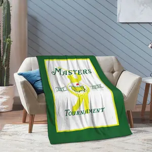 Golf Blanket Soft Flannel Blanket, Fun Gift for Golf Lovers, Suitable for Bed Sofa Bedroom Living Room Office Car Camping Decoration Air Conditioner Cover Blanket