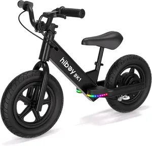 Hiboy Electric Balance Bike for Kids, 12-Inch Tires, 5.6/9 mph, Adjustable Seat, Up to 4.9 Miles, Electric Bike for Kids Ages 3–5
