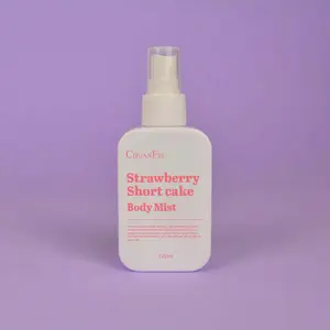 Body Spray 120ML, Fragrance Mist, Cherry, Strawberry Short Cake, Vanilla Musk, Sweet Bubblegum, Fresh Subtle Scent, Attractive Aroma, Unisex Perfume, Ideal for Men & Women, Daily Use