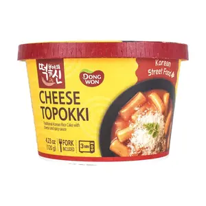 DONGWON Hot Cheese Topokki Cup,4.23 oz