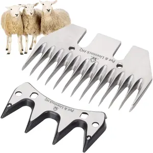 Sheep Shears Heavy Duty with 6 Adjustable Speeds - Professional Electric Clippers Farm Livestock - Shearing Machine Hair Cutting Kit for Grooming (Extra Blade)