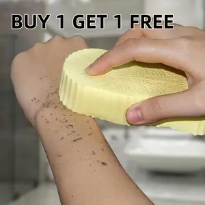 [BUY 1 GET 1 FREE]Magic Exfoliating Bath Sponge,3D Super Soft Exfoliating Bath Sponge,Skin Friendly and Reusable,Alternative to exfoliating Gloves,Random Color.