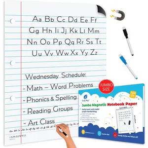 Giant  Notebook Paper for Classroom - 23x18,   Lined Paper for Whiteboard, Dry Erase Notebook Paper Poster, Erasable Handwriting Paper, Writing Classroom  Have