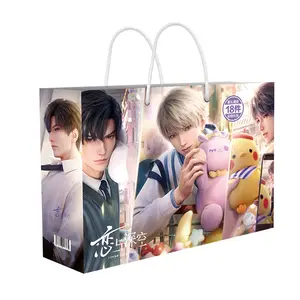2025 New Game Love And Deepspace Lucky Bag Xavier Rafayel Zayne Characters Stand Postcard Bookmark Gift Bag Fans Collection Gift ﻿