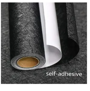 15.7" x 118" Black Silk Embossed Peel and Stick Wallpaper – Self Adhesive Waterproof Vinyl Wall Paper Contact Paper for Cabinets, Furniture & Kitchen Renovation – Removable Renter Friendly Textured Decorative Wallpaper Roll