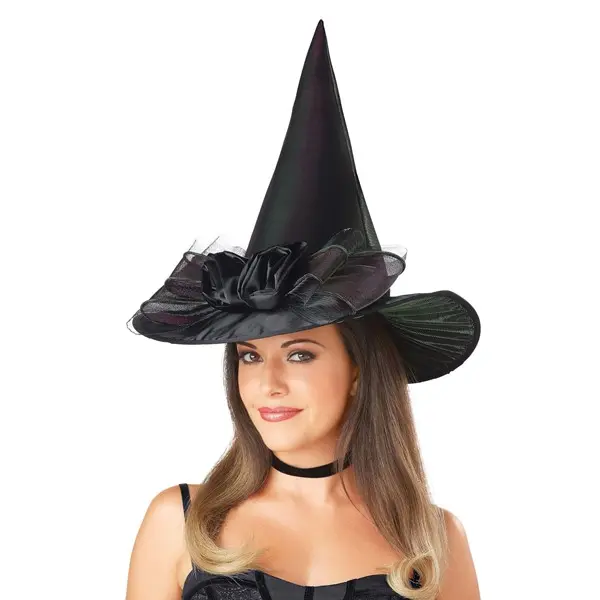 Women's Deluxe Iridescent Witch Hat