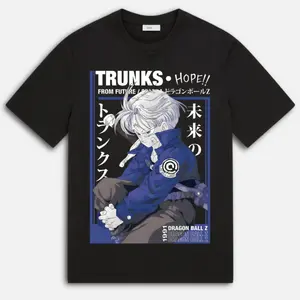 Future Trunks Anime T-shirt & Sweatshirt, Dragon Ball Graphic Tee, Vintage Oversized Unisex Streetwear, Manga Gift for Him Her