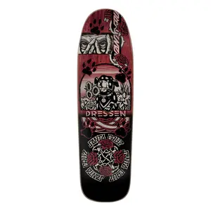 9.3in Dressen Evo Shaped Santa Cruz Skateboard Deck