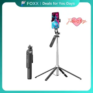 Tripod for iPhone & Android Phones – Retractable Phone Stand with Remote Control, Selfie Stick & Tripod in One, Compatible with iPhone 15-11 Series, Ideal for Travel, Vlogging, Social Media & Daily Use,  Perfect Gift for Creators & Holidays