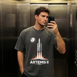 Artemis II 2026 Rocket Launch Comfort Colors T-Shirt, Future Moon Mission Sweatshirt, Space Exploration Hoodie, Science Gift Tank Top
