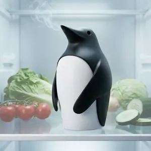 Refrigerator Deodorizer with Baking Soda Container, Fridge Deodorizer Odor Absorber, Refillable Baking Soda Holder