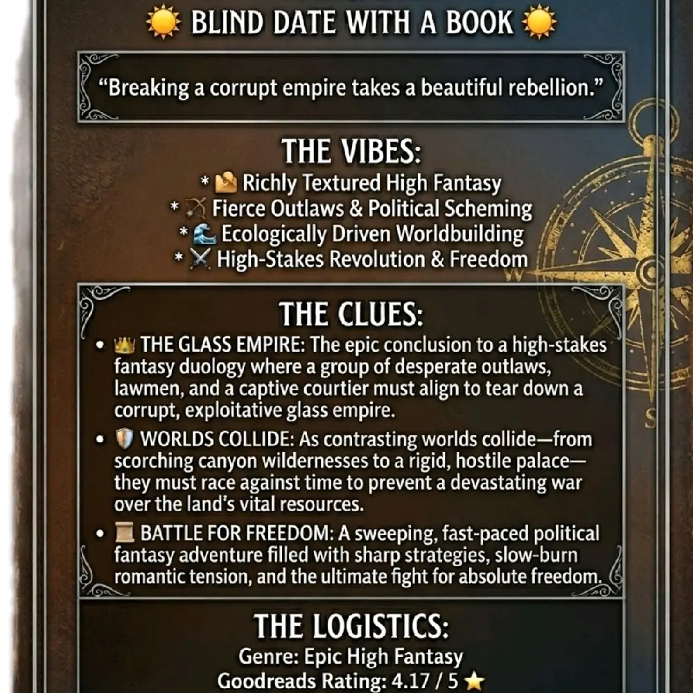 Epic High Fantasy Blind Date with a Book - Curated Mystery Novel for Fantasy Genre Enthusiasts
