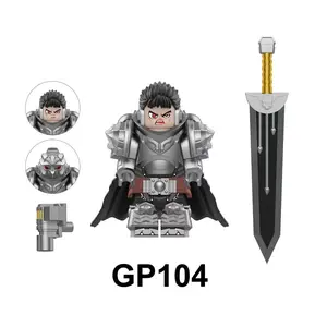 New Creative Anime Berserk Gus Building Blocks Compatible Major Brands Minifigure Bricks Toy Christmas Birthday Gift for Boys