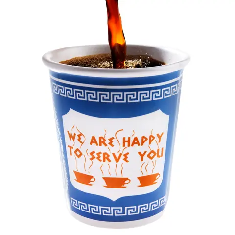 Ceramic Greek Coffee Cup