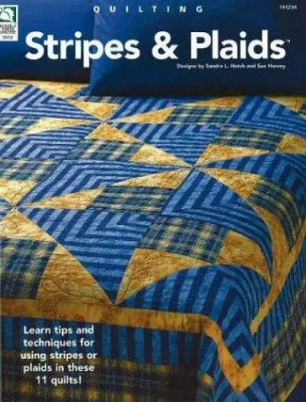 USED Book - Stripes & Plaids: Quilting by Jeanne Stauffer (Paperback) - english