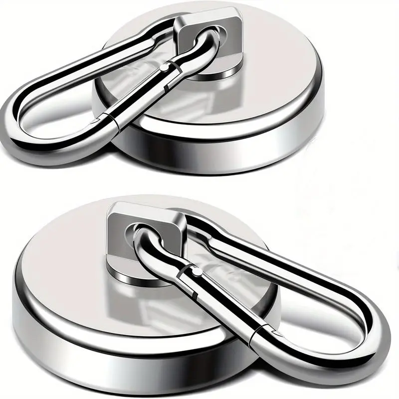 Heavy-Duty Magnetic Hooks, Removable Hooks, Garage Storage Hooks, Ideal for Grilling & Hanging, Suitable for Kitchen, Garage, Cruise Use, Space-Saving Organizers, Stainless Steel Hooks