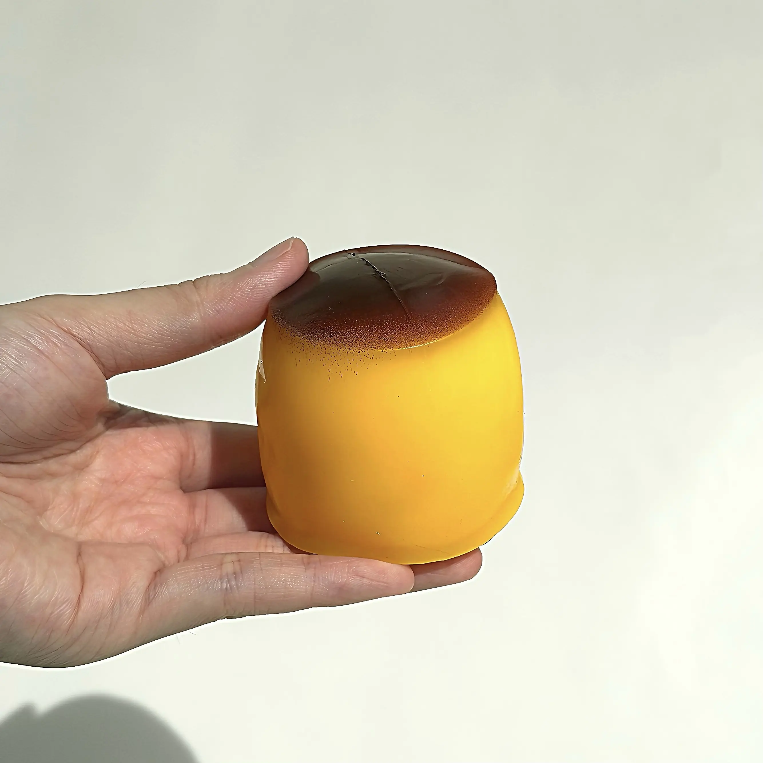 Mochichi Cream Swirl Collection Handmade Stress Ball, Crunchy ASMR Fidget Toy, Soft Gel Ice Cream Squishy for Stress Relief, Vanilla & Marshmallow Swirl