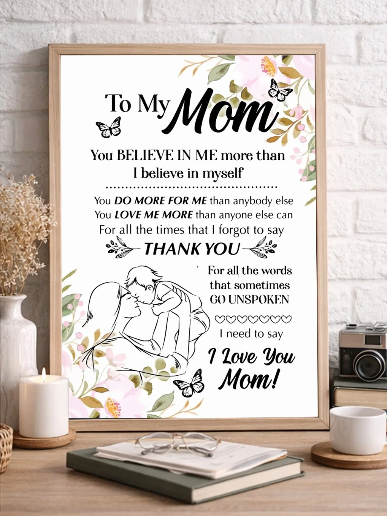 To My Mom You Are Appreciated, Son To Mom Gifts Ideas For Mother's Day, Mom Birthday Poster