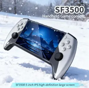 Upgraded 5.0 SF3500 Retro Handheld Gaming Console-Handheld Game Console with HD 5.5-inch IPS Screen Classic Video Games Supports TV Connection,14+ Emulators & 5-Hour Battery Life