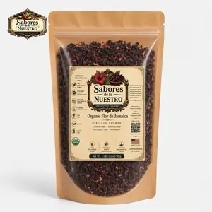 SDLN 2 LB Jamaica  Hibiscus Dried Leaf Organic ,(908g) Mexican Natural Flavor Traditional Herbal Tea