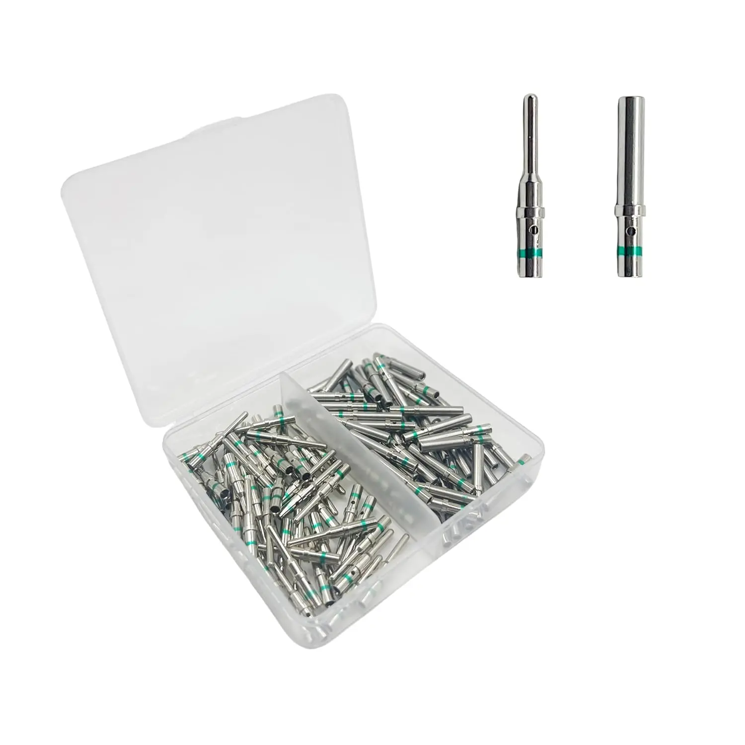 Deutsch DT Series Connector Kit, 50 Pairs (100PCS) 16 Gauge 14-20 AWG Male Pins & Female Sockets, 13A High Safety High Stability & Conductivity Electrical Parts for Automotive, RVs, Motorcycles Lighting