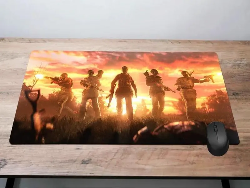 Rust Mouse Pad XL Custom PC Desk Mat, Rust Gaming Mat, Rust Mouse Mat, Rust Theme Keyboard Pad, Rust Video Game Mousepad Gift
