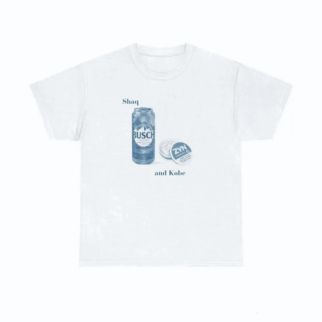 Shaq And #Kobe Busch And Zyns Tshirt, Shirt,Unisex Cotton Graphic Tee Sweatshirt, Hoodie, Short Sleeve Crew Neck T-Shir, Fitted, Pull On, Casual, Unisex Cotton T-Shirt
