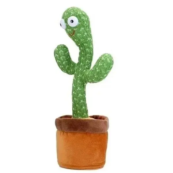 Kids Interactive Dancing Cactus Plush - Repeat Talk, Sing & Glow Toy Kids Interactive Dancing Cactus Plush - Repeat Talk, Sing & Glow Toy