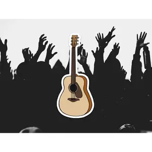 Acoustic Guitar Sticker