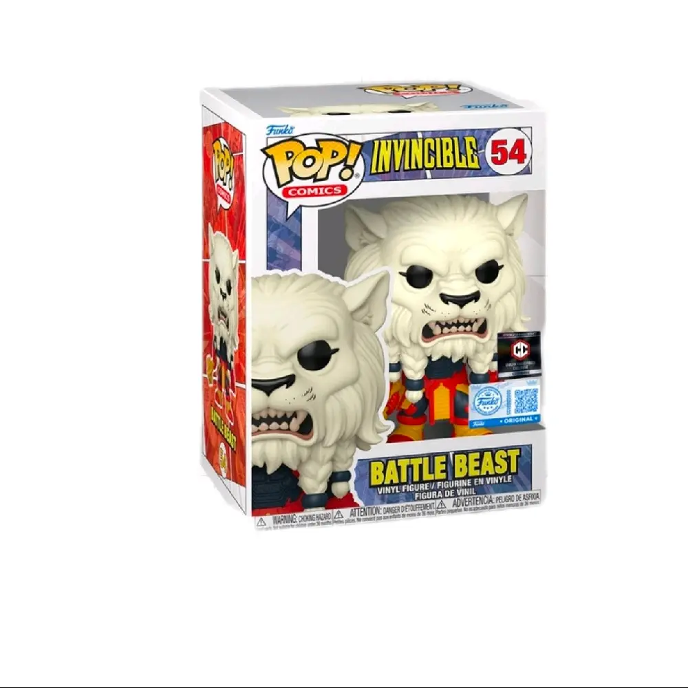 Funko Invincible Battle Beast #54 Exclusive Vinyl Figure with Exclusive Design, Display