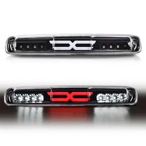 Fit for 99-07 Silverado/Sierra 3D LED Bar Third Tail Brake Light Cargo Lamp Black for Chevy Silverado GMC Sierra