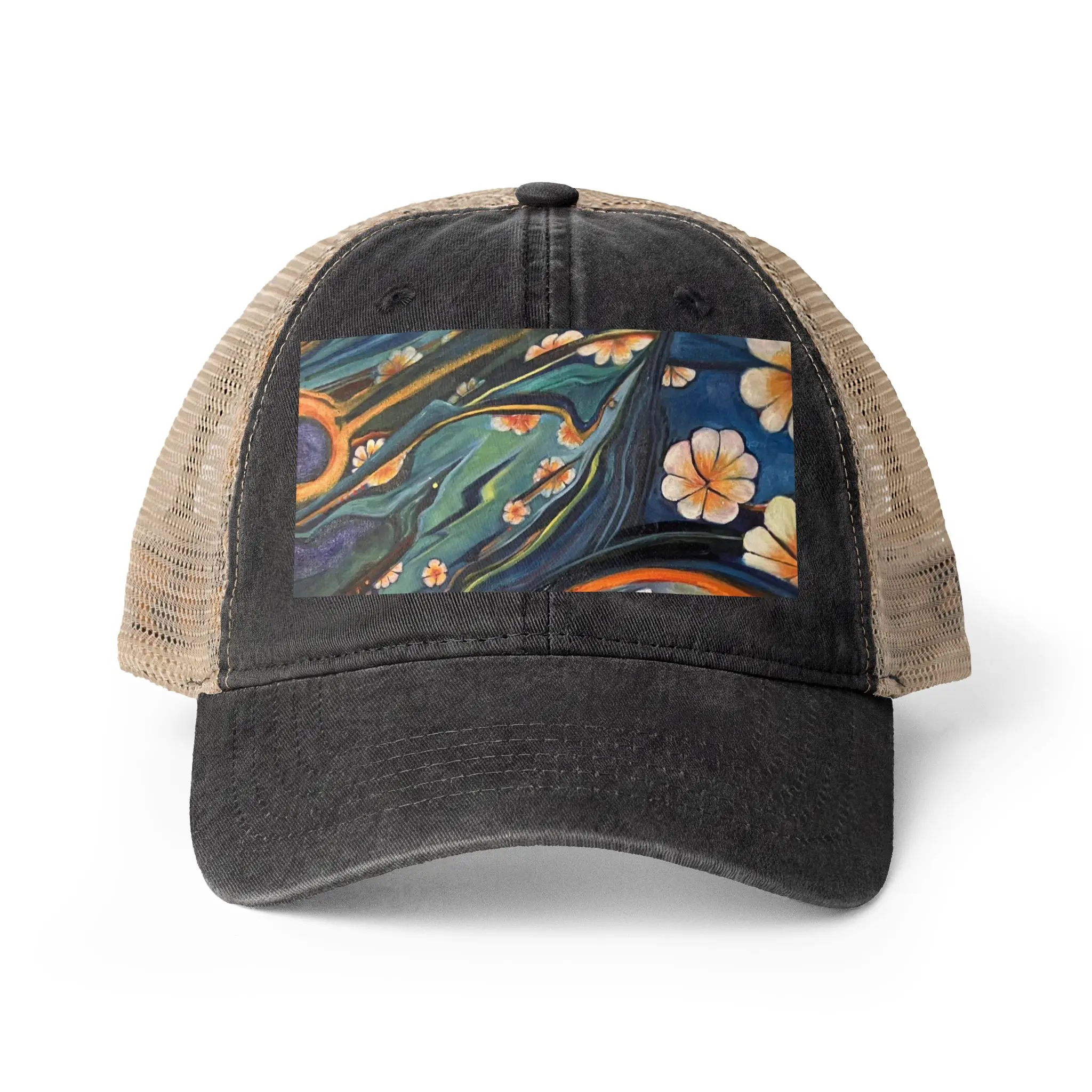 Women's Washed Mesh-Back Cap