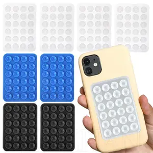 BlackBerry 2.0 Removable & Reusable Adhesive, Silicone Suction Phone Mount - Phone Holder for iPhone & Android, Strong Sticky Grip.