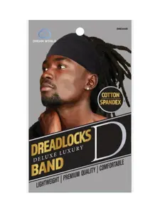 Dream World Dreadlocks Deluxe Luxury Band - Black