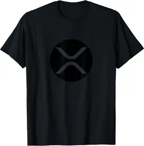Xrp XRP Black Cryptocurrency Crypto Trader Gift Unisex T-Shirt Cotton Menswear Man Classic