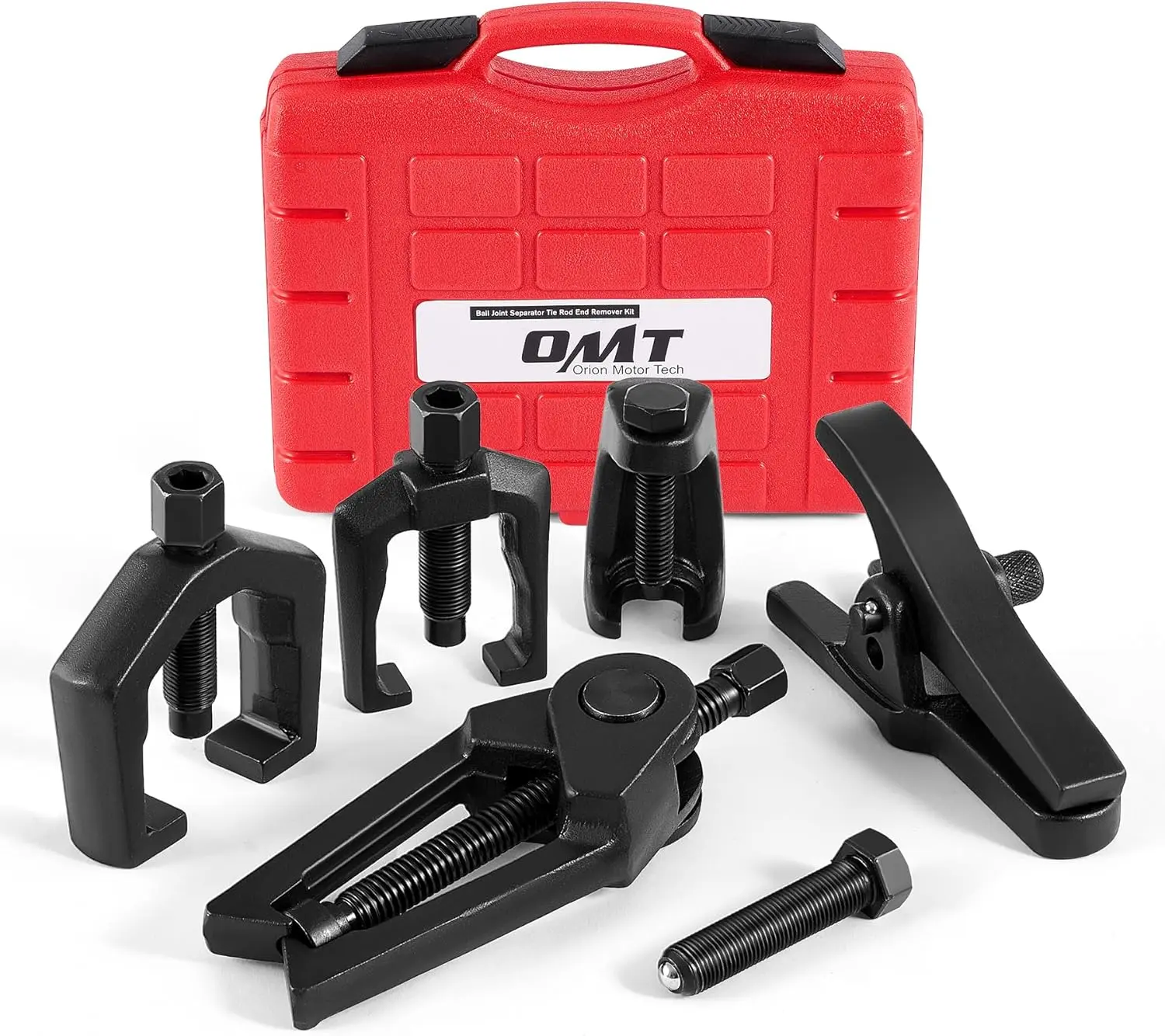 Orion Motor Tech 5-in-1 Front End Service & Splitter Removal Kit, Heavy Duty Ball Joint Separator, Tie Rod End Puller & Pitman Arm Removal Tool Set for Cars & Trucks, fathersdaygift