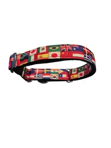 Martingale World Flags Dog Collar