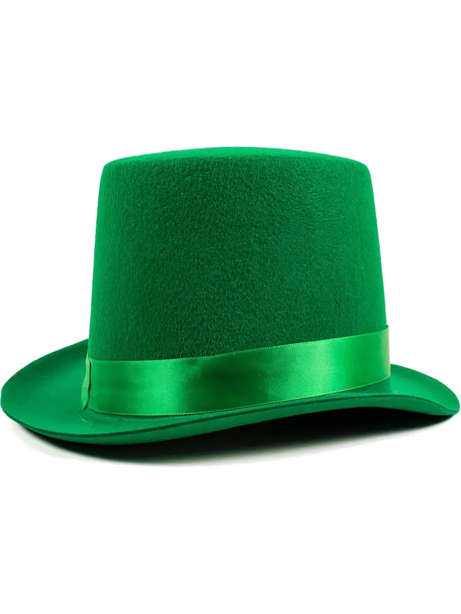 St. Patrick's Day Green Leprechaun Top Hat Costume Accessory