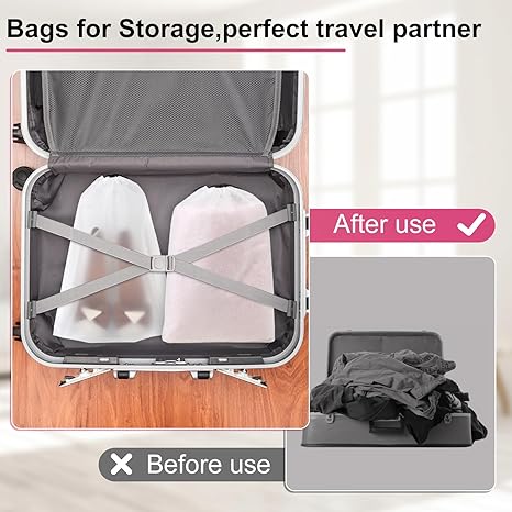 18-Pack Shoe Storage Bags – 11.8×15.7in Travel Organizer for Men & Women