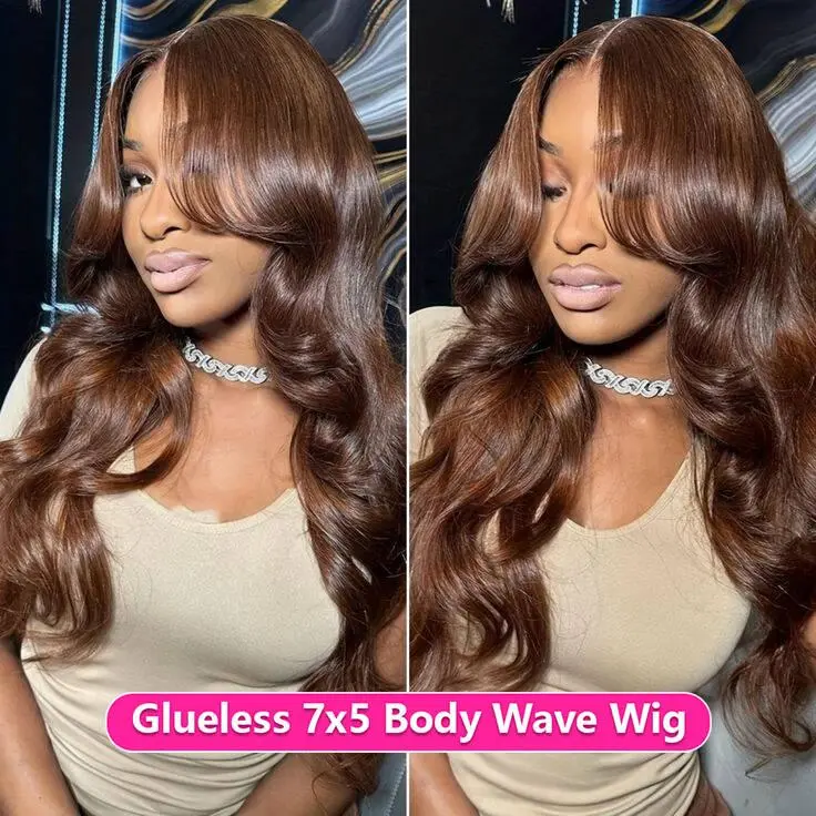 Glueless 7x5 Body Wave