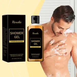 Roxelis Men's Scented Body Wash | Refreshing Clean | Gentle Formula | Long-Lasting Fragrance | Holiday Gift Cleansing