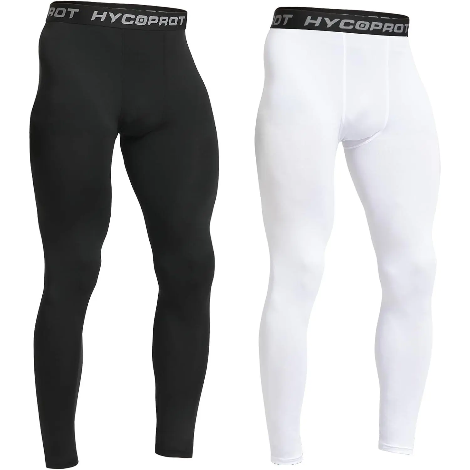 Men's High Compression Quick Drying Athletic Base Layer Leggings - Gym Exercise Activewear, Gym Sportswear Bottoms, Athletic Fabric Men's Sports Leggings for All Seasons Football Activities, High Compression Fit, Rugby, Frisbee, Fitness Training Tights, B