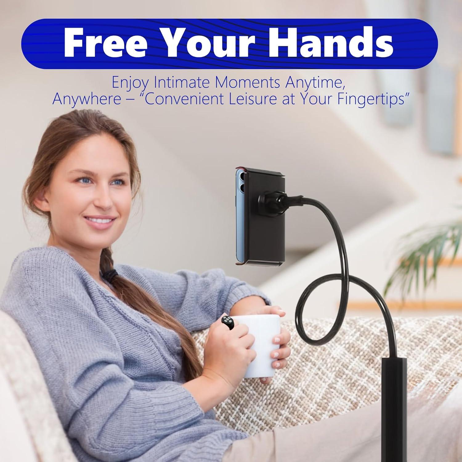 Fingertip Wireless Bluetooth Remote Control, Scrolling Ring Bluetooth Page Turner for Cooking, Yoga, or Running, for Short Video Music, Compatible with iPhone & Android, Charcoal